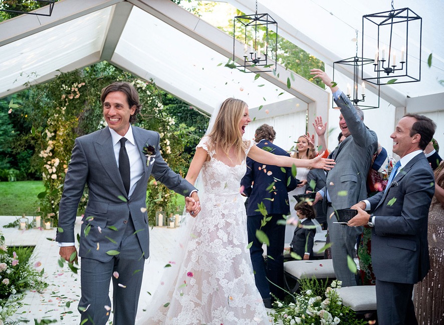 Brad Falchuk, Gwyneth Paltrow, Wedding